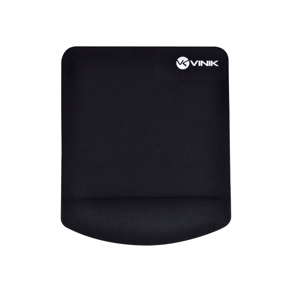 Mousepad Com Apoio De Pulso Quadrado Em Gel Vinik Preto - MPG-02P