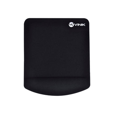 Mousepad Com Apoio De Pulso Quadrado Em Gel Vinik Preto - MPG-02P