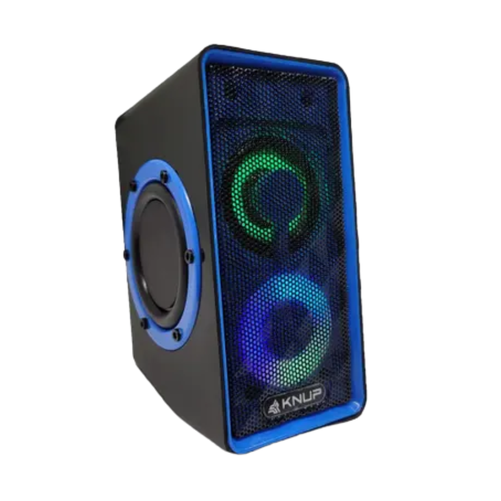 Caixa De Som Knup Horus 2.0 Multimidia 6W C/ Led RGB - RO826