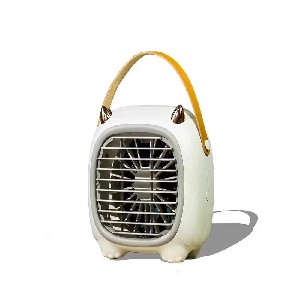 Mini Ventilador / Umidificador de Mesa Recarregável 2 em 1 Tomate - MLF-010 Truedata
