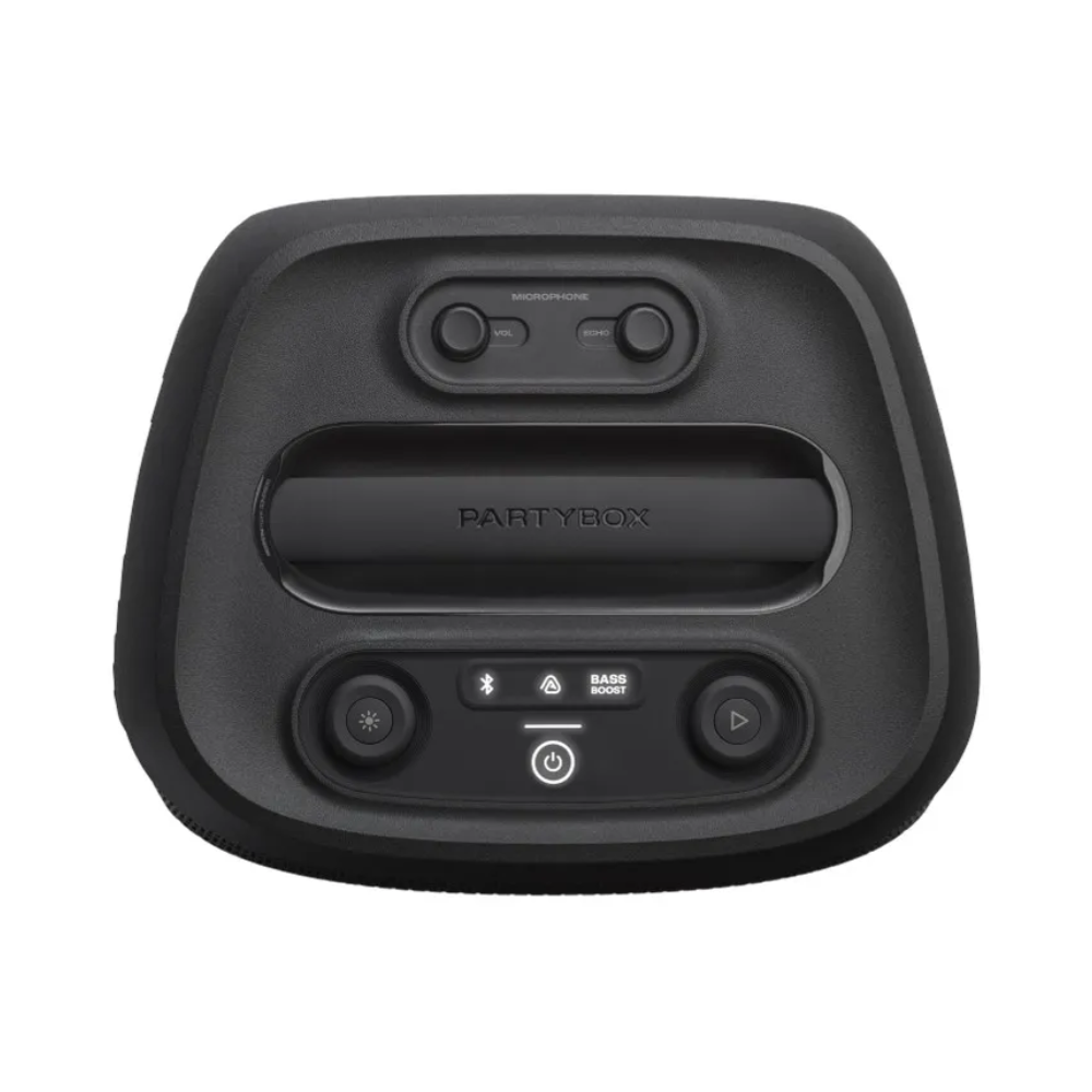 Caixa De Som Portátil Bluetooth Jbl PartyBox Encore 2 100W C/ 2 Microfones Preta - JBLPBENCORE22MIC