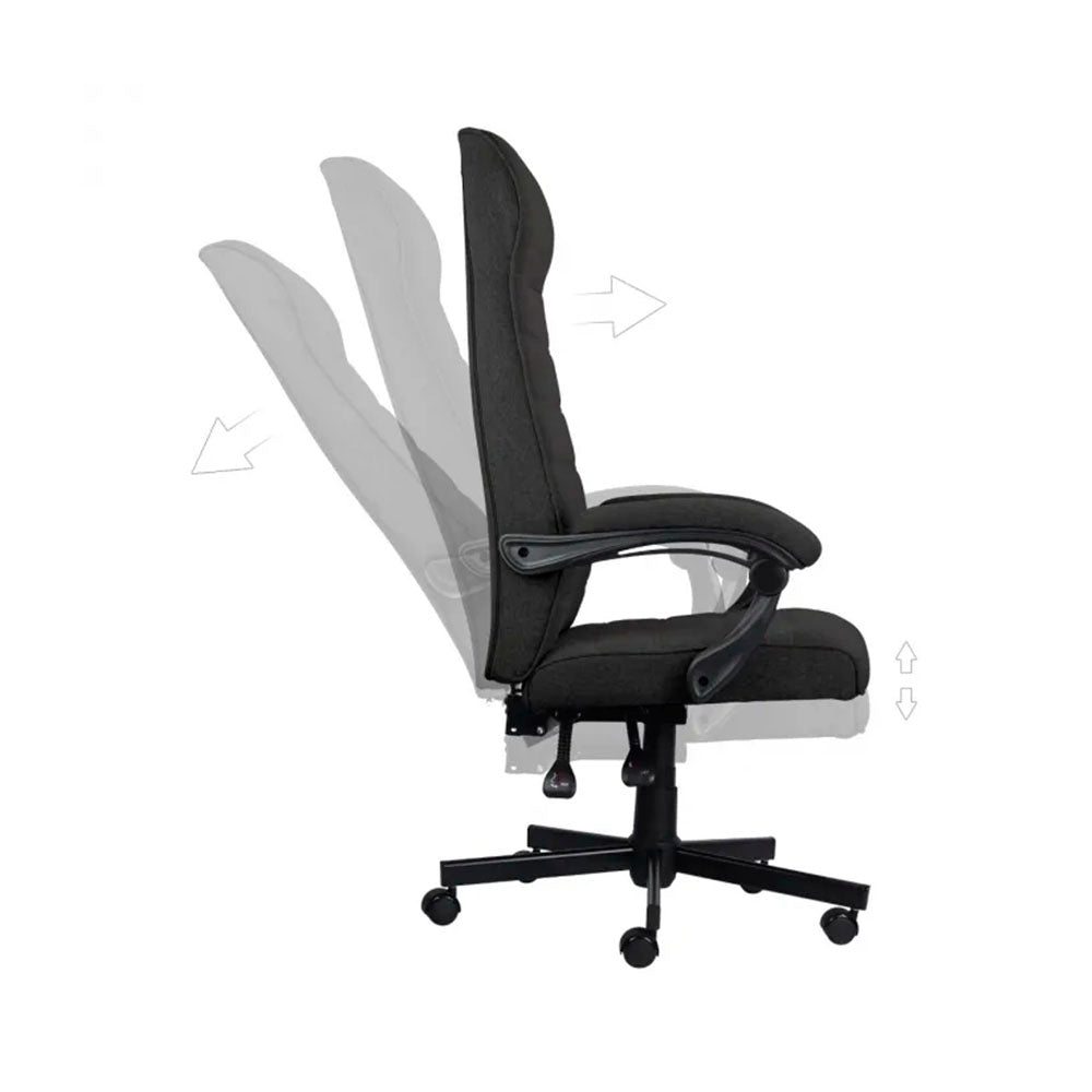 Cadeira Escritório Giratoria C/ Altura Ajustavel Magnus Black PCYes Preta - PCEEMAGPT