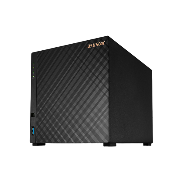 Storage Nas 4 Baias Asustor Drivestor 4 Gen2 Quad Core 1.7Ghz 1Gb Ddr4 - As1104T