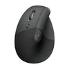 Mouse Ergonomico Sem Fio Logitech Lift Left (P/ Canhotos) Vertical Usb Grafite Wireless / Bluetooth - 910-006467
