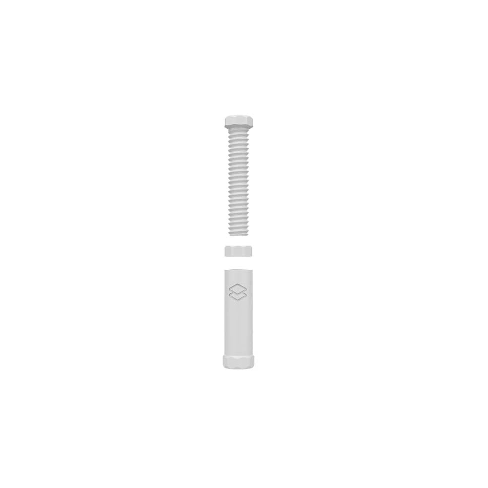 Suporte para Placa de Vídeo Ajustável Vertical Jacked V3 8-12Cm - Branco