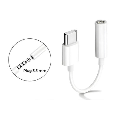 Cabo Adaptador de Som P3 Femea Para USB Tipo C aGold - CBA-09