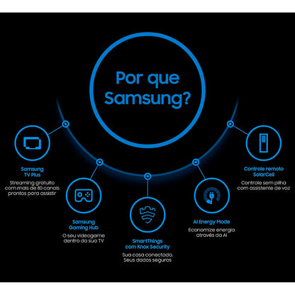 Smart TV Led Samsung 55" Crystal UHD 4K Wi-fi Bluetooth USB HDMI Alexa Integrada - 55DU7700 Truedata
