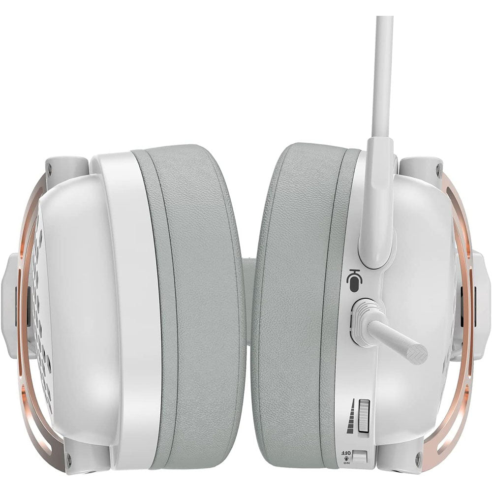 Headset Gamer Redragon Diomedes Lunar White 7.1 Branco - H388-W