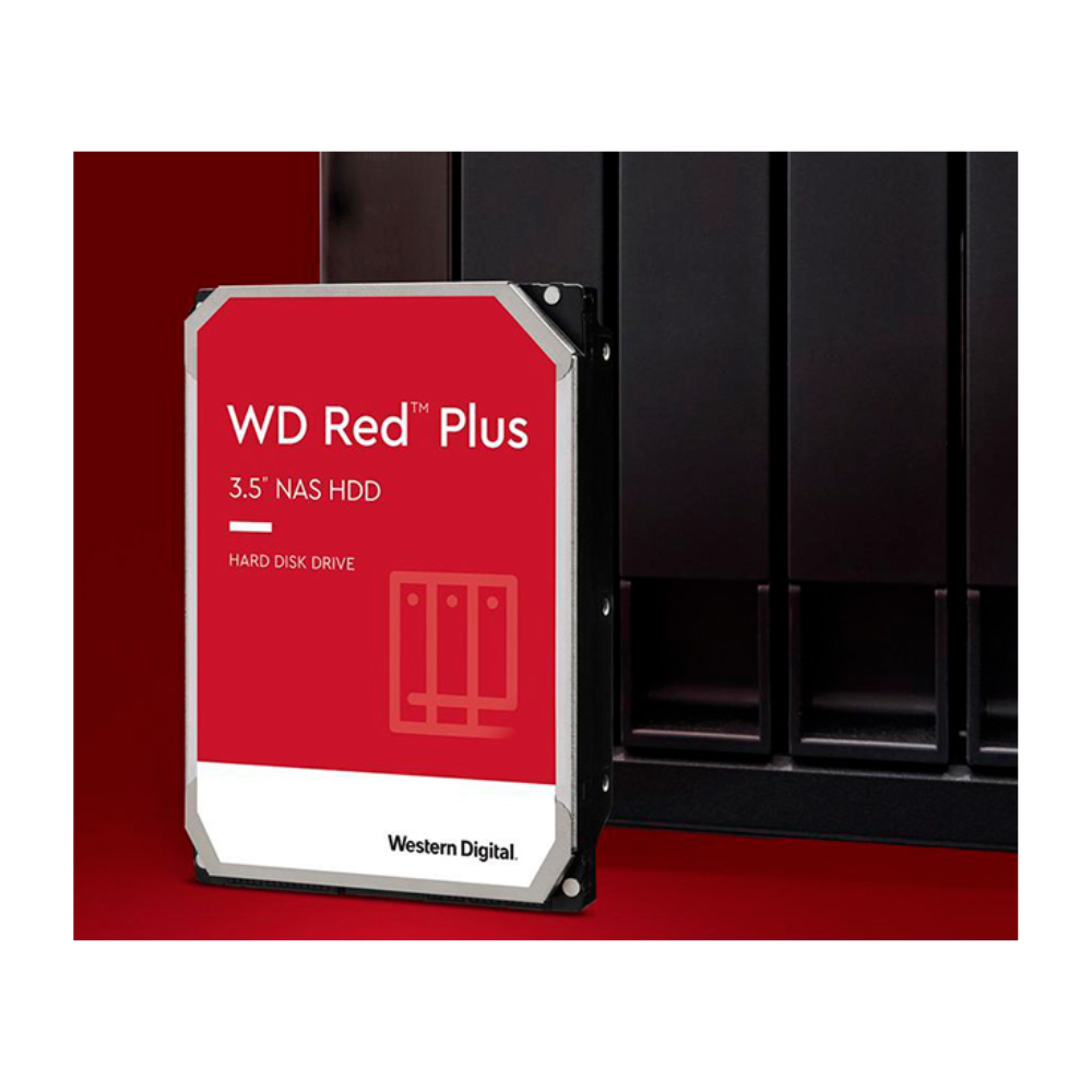 Hd Para Servidor Nas 12tb Western Digital Wd Red Plus 3.5 Sata III 512mb - WD120EFGX