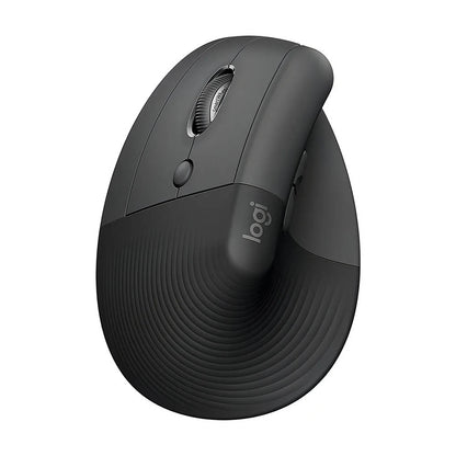 Mouse Ergonomico Sem Fio Logitech Lift Left (P/ Canhotos) Vertical Usb Grafite Wireless / Bluetooth - 910-006467