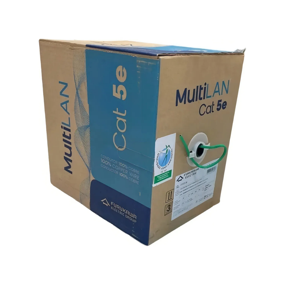 Cabo De Rede Cat5e Furukawa Multilan Cx C/305mts Azul 24AWGX4P Truedata