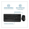 Kit Teclado e Mouse Sem Fio CS1200 Multimídia Conexão BT+USB 3200DPI Ajustável Multi - TC301