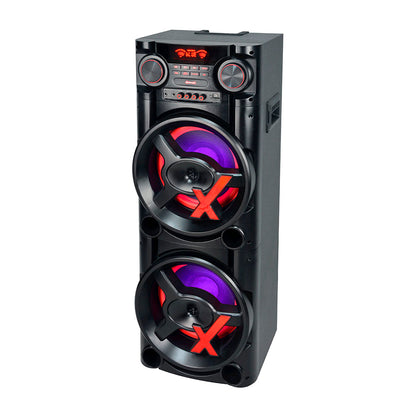 Caixa De Som Amplificada Bluetooth Amvox ACA 1900 New X 1900W Led Preta - 286131