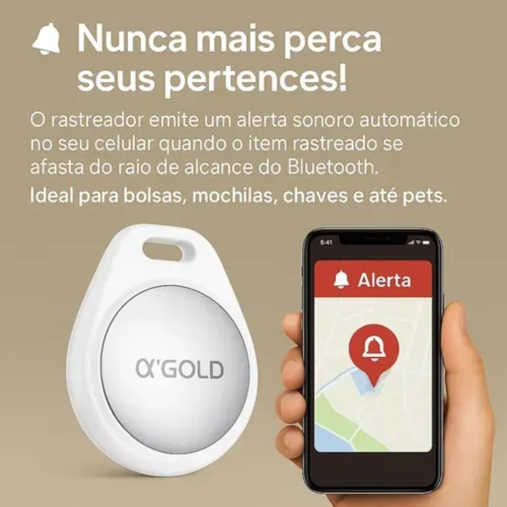 Tag Rastreador de Dispositivo aGold Pro P/ Apple - TCD-06A