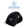 Mouse Sem Fio Ergonomico Multimode Smart Scroll Multi MS2000 3000dpi Preto - MO406