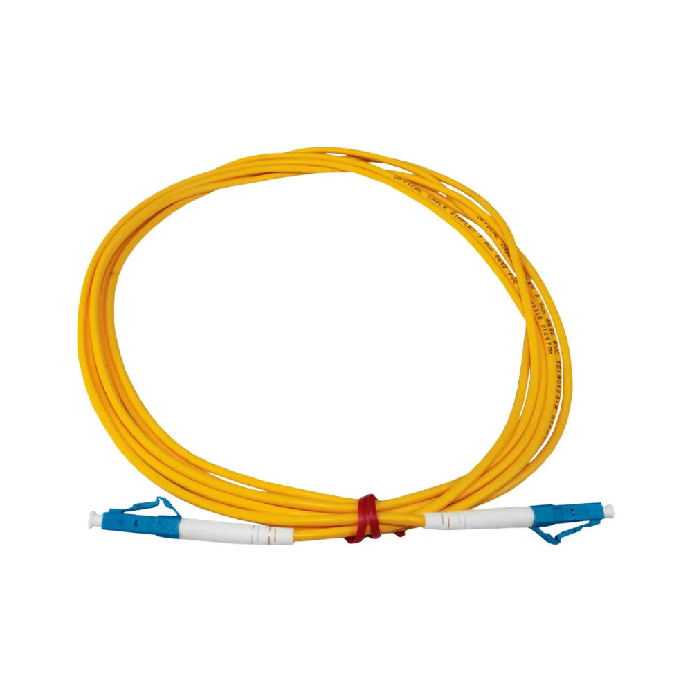 Cordão Fibra Optica LC LC Simplex 3Mts Monomodo SM 9/125