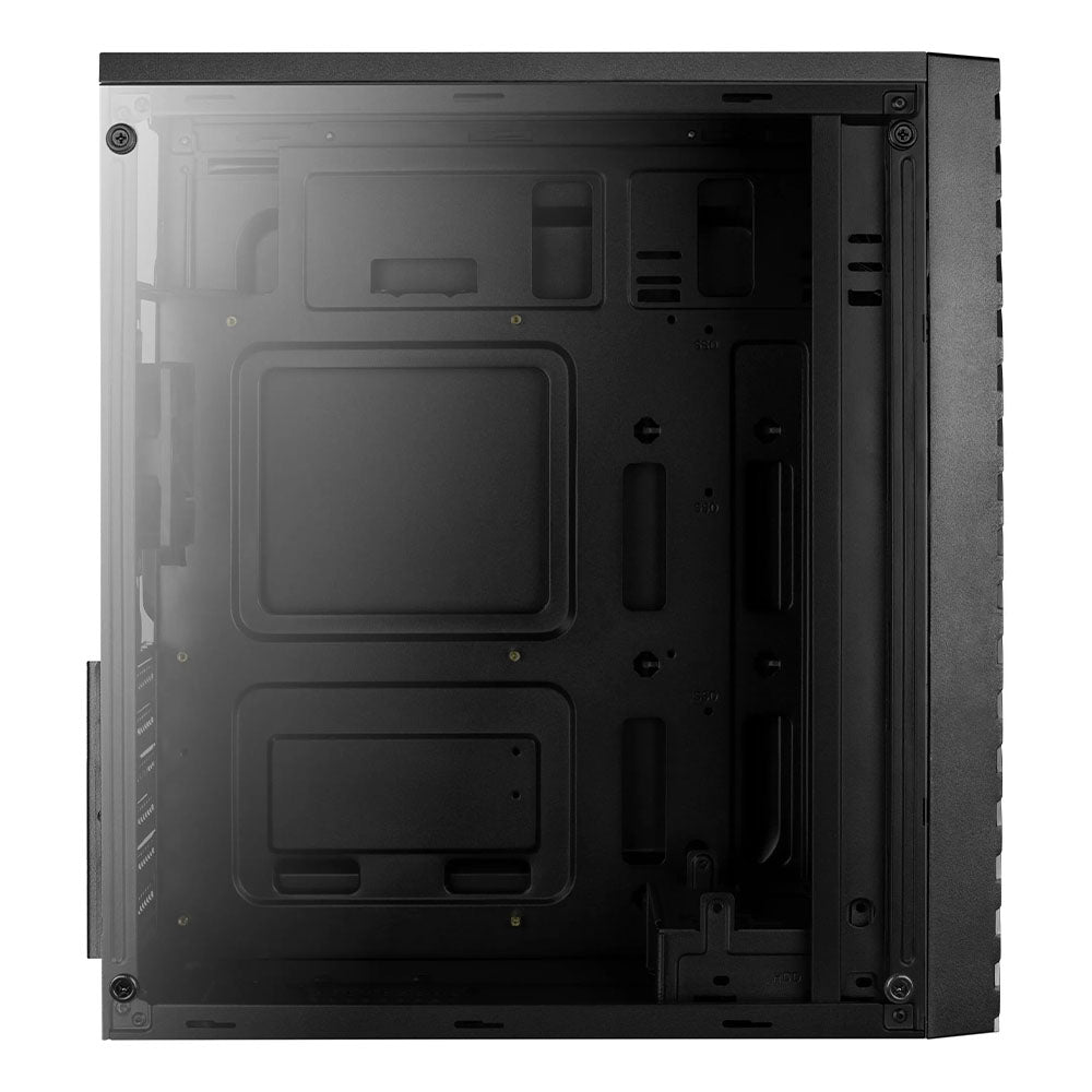 Gabinete Gamer Aerocool Mid Tower Rgb Streak V1 Preto Com Lateral em Acrílico - 78121