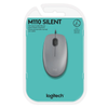 Mouse Usb Logitech M110 Silent Cinza - 910-006757