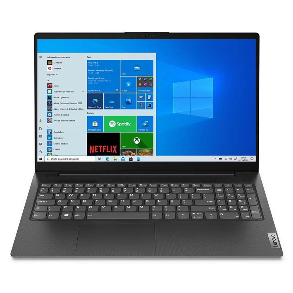 Notebook Lenovo V15 Intel Core I5-1235U 8gb 256gb Ssd Win11 Pro 15.6 Pols Cinza - 82UM0007BR