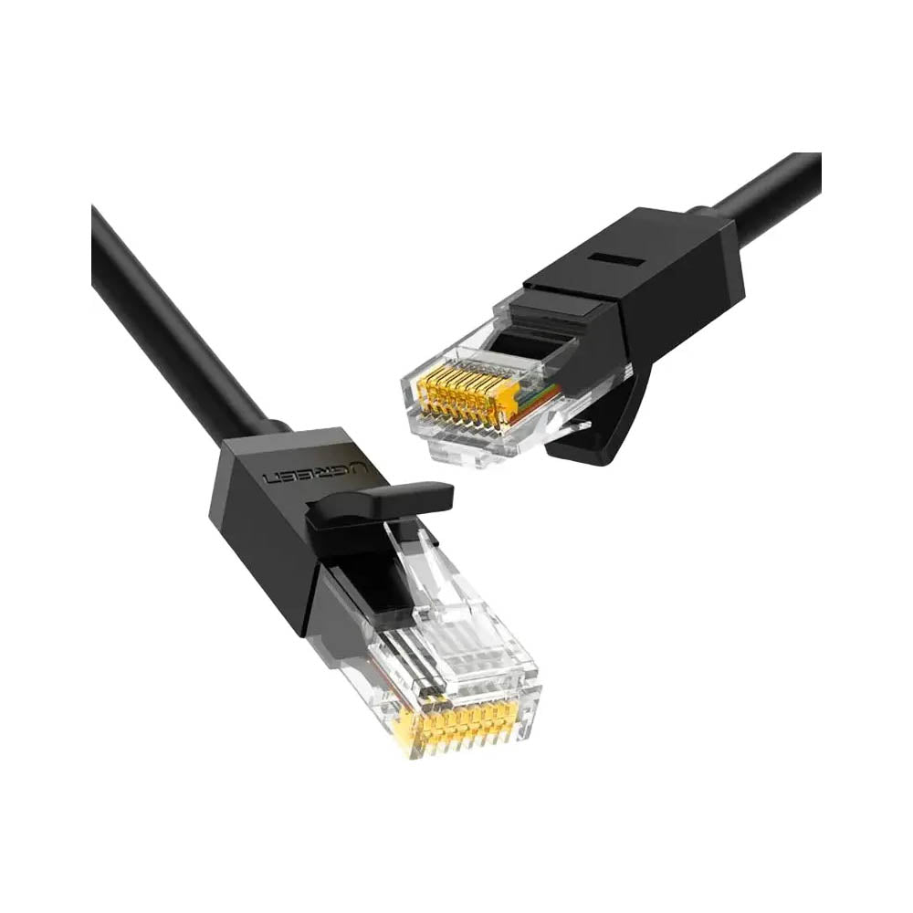 Cabo De Rede Ethernet Ugreen Cat 6, F/Ftp 3mts Trançado Preto - NW102