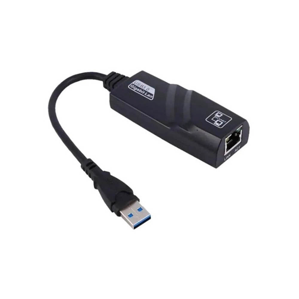 Adaptador Usb 3.0 Para Rj45 10/100/1000 (Placa De Rede Usb) Ethernet Gigabit