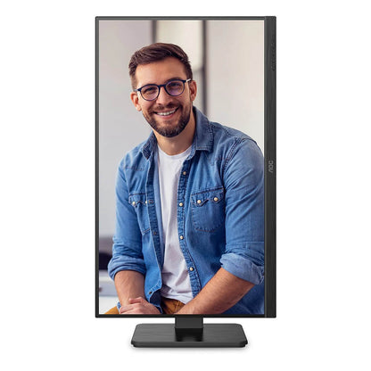 Monitor Corporativo Led 27 Pols Aoc 27P2Q Hdmi Vga Dvi - Ajuste De Altura E Rotação Truedata