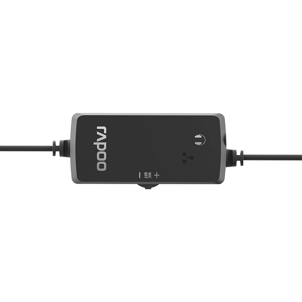 Headset Multilaser Rapoo P3 e Usb C/ Microfone Flexível Preto - RA020