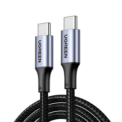 Cabo de Dados Usb Tipo C UGreen 5A 1.5Mts Cinza - US316