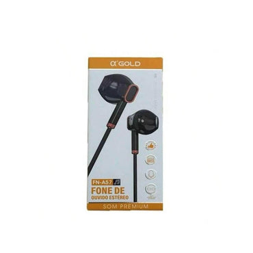 Fone De Ouvido P2 Super Bass C/ Microfone aGold - FN-A57