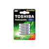 Pilha Recarregável AAA 950mah Toshiba (Blister C/4 Pilhas) - TNH03GAE