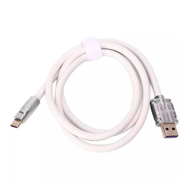 Cabo Usb V8 Para Celular 1mt aGold Branco - CB72-1
