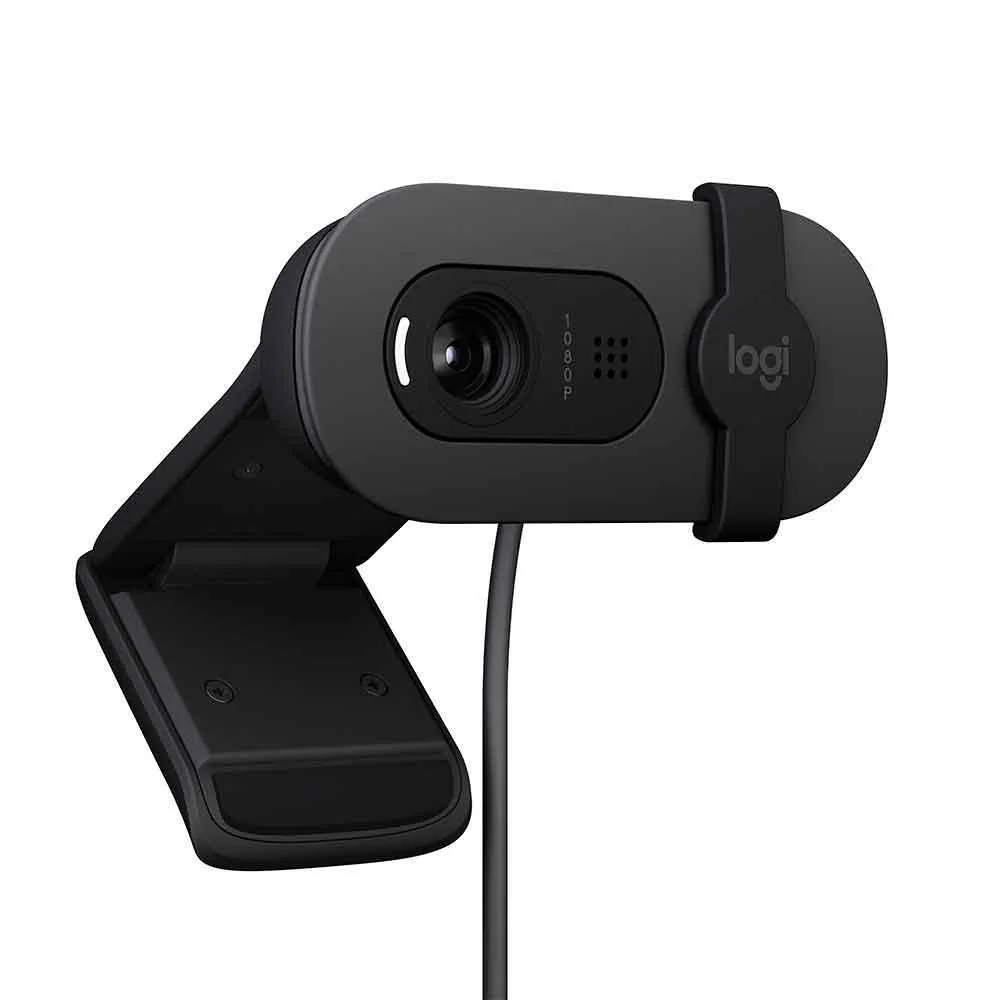 Webcam Logitech Brio 105 Full HD 1080p 30fps Usb C/ Microfone - 960-001591