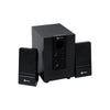Caixa De Som 2.1 Vinik Groove Subwoffer + 2 Caixas Satelite em Madeira 20W Preta - CXGRO20W