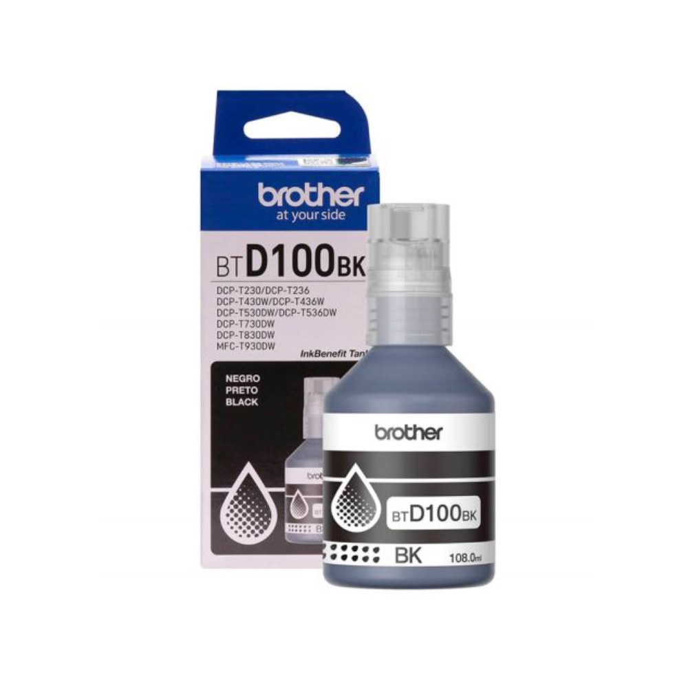 Refil De Tinta Brother 7.5K Preto - BTD100BK
