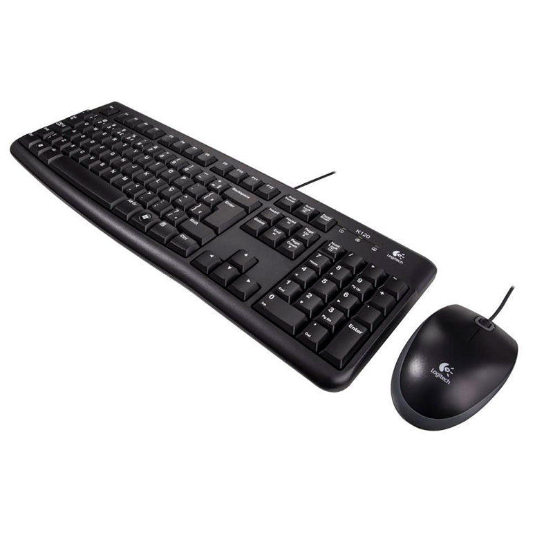 Kit Teclado E Mouse Com Fio Logitech Mk120 - 920-004429