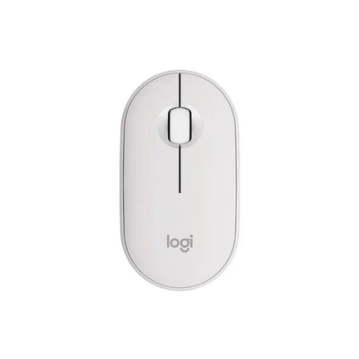 Mouse Sem Fio Logitech Pebble 2 M350s Silent Bluetooth Branco - 910-007047