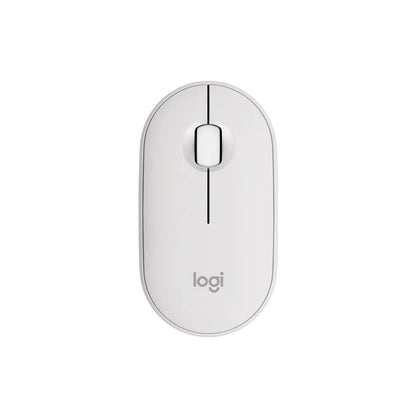 Mouse Sem Fio Logitech M350s Silent Bluetooth Branco - 910-007047 Truedata