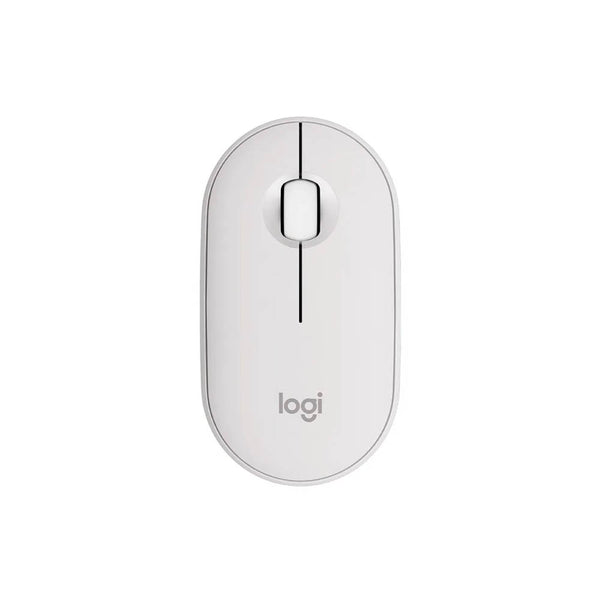 Mouse Sem Fio Logitech Pebble 2 M350s Silent Bluetooth Branco - 910-007047