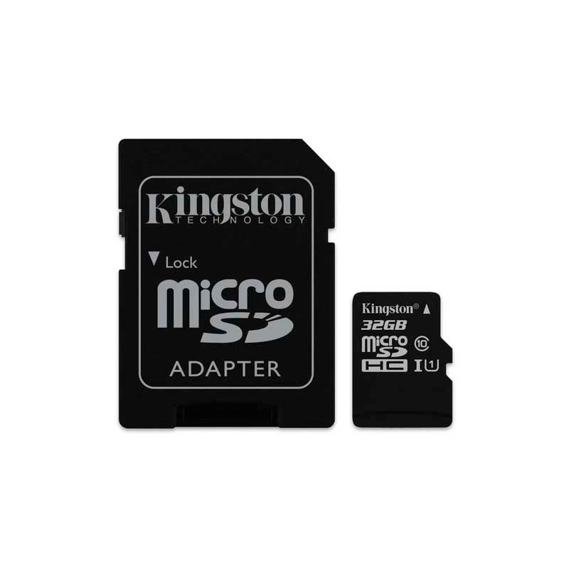 Cartão De Memória 32gb Micro Sd Card Kingston Cl10 - SDCS2/32GB