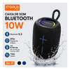 Caixa de Som Mini Portátil Bluetooth aGold Plus 10W RGB  IPX6 - SM-51