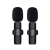 Microfone Sem Fio C/ 2 Microfones Wireless Lapela Tipo C K9