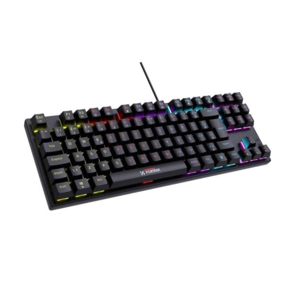 Teclado Mecanico Gamer Fortrek Gravity 80 TKL Switch Outemu C/ Fio Vermelho - 82996