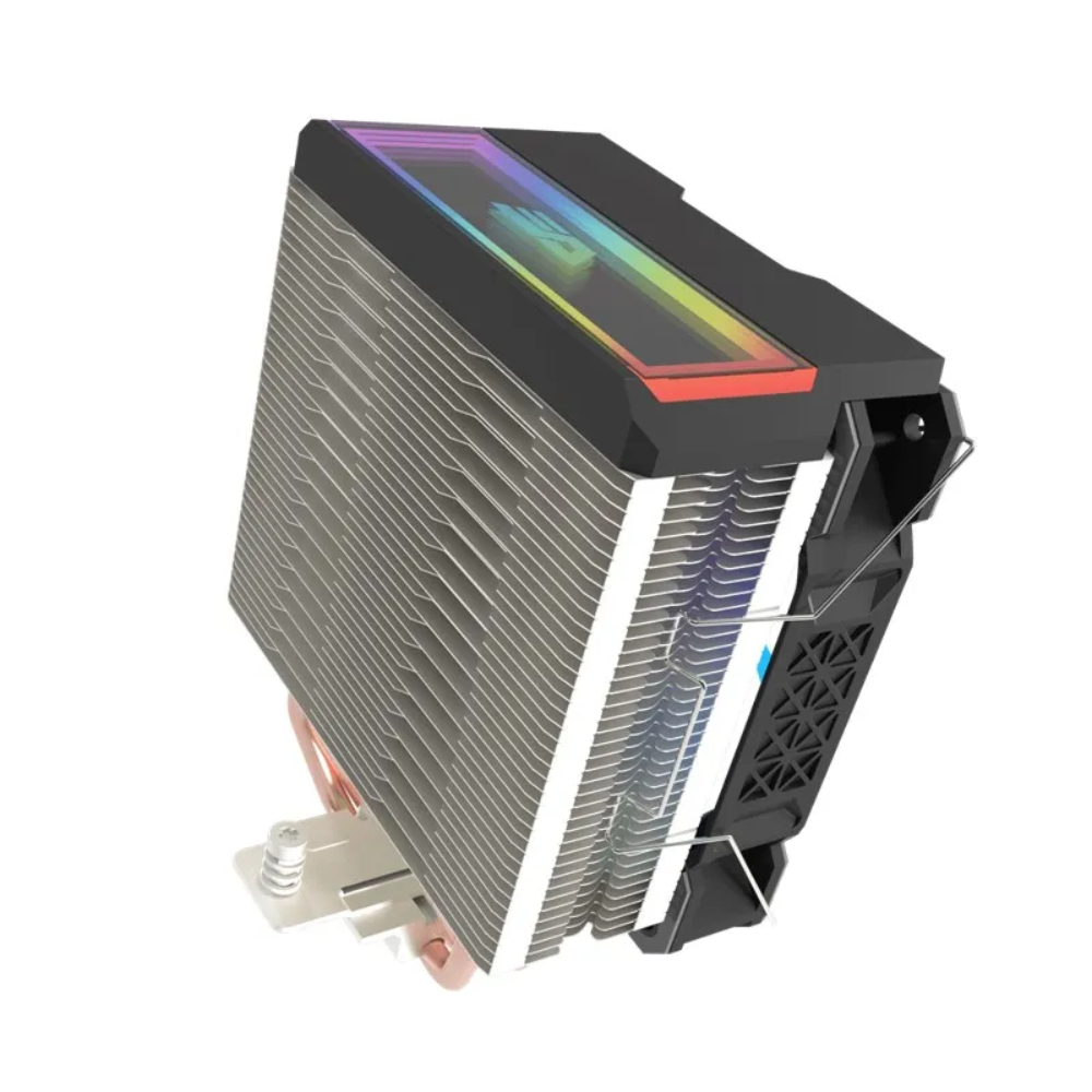 Cooler Para Processador Intel/AMD LGA 1700 / 1200 / 115X / AM4 / AM5 Darkflash U400 Gamer ARGB 120mm - U400 Preto
