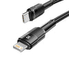 Cabo de Dados USB-C p/ Lightning Essager 29w 2mts Nylon Preto - EXCTL-XCA01-P