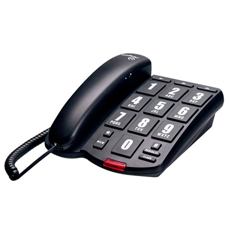 Telefone Intelbras Tok Facil Preto - 4000034