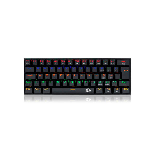Teclado Gamer Mecânico Redragon Lakshmi Rainbow Preto Switch Preto - K606R (PT-BLACK)