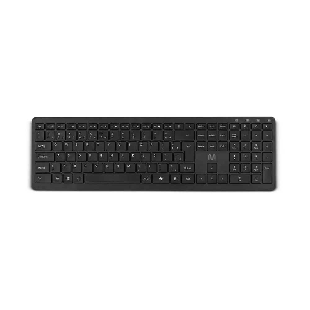 Kit Teclado E Mouse Recarregável Sem Fio Multi - TC402
