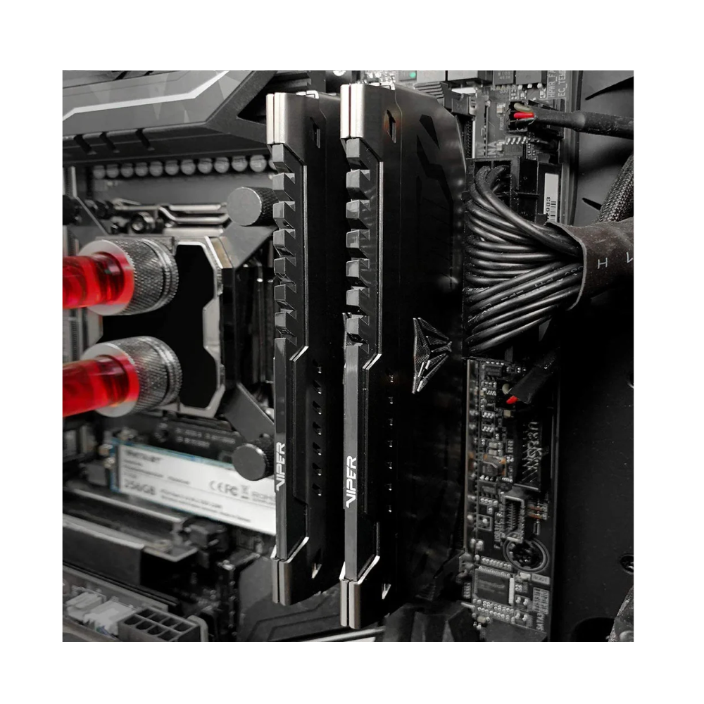 Memoria para Desktop Gamer DDR4 8gb 3200mhz Patriot Preta C/ Dissipador - PVS48G320C6