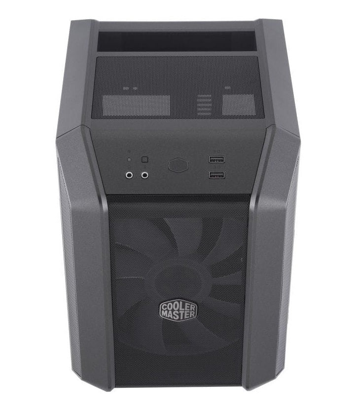 Gabinete Cubo Cooler Master Mini-ITX MasterCase H100 Fan 200mm Rgb Preto - MCM-H100-KANN-S01
