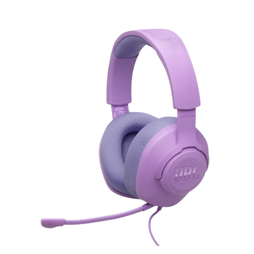 Headset Gamer Jbl Quantum 100 M2 P3 C/ Microfone Removível Rosa